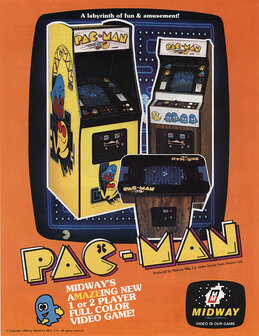 Pac-Man 1-speler upright