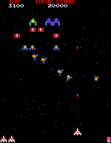 Galaga 1-speler upright