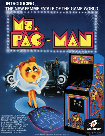 Ms. Pac-Man 1-speler upright