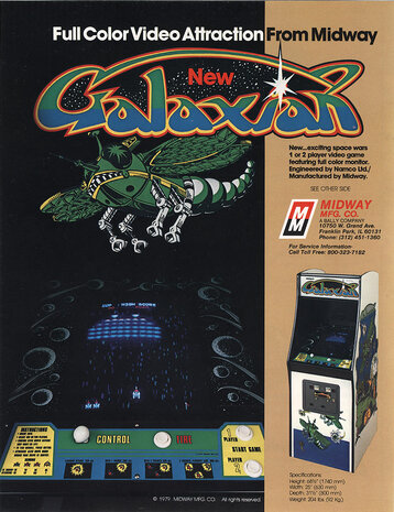 Galaxian 1-speler upright